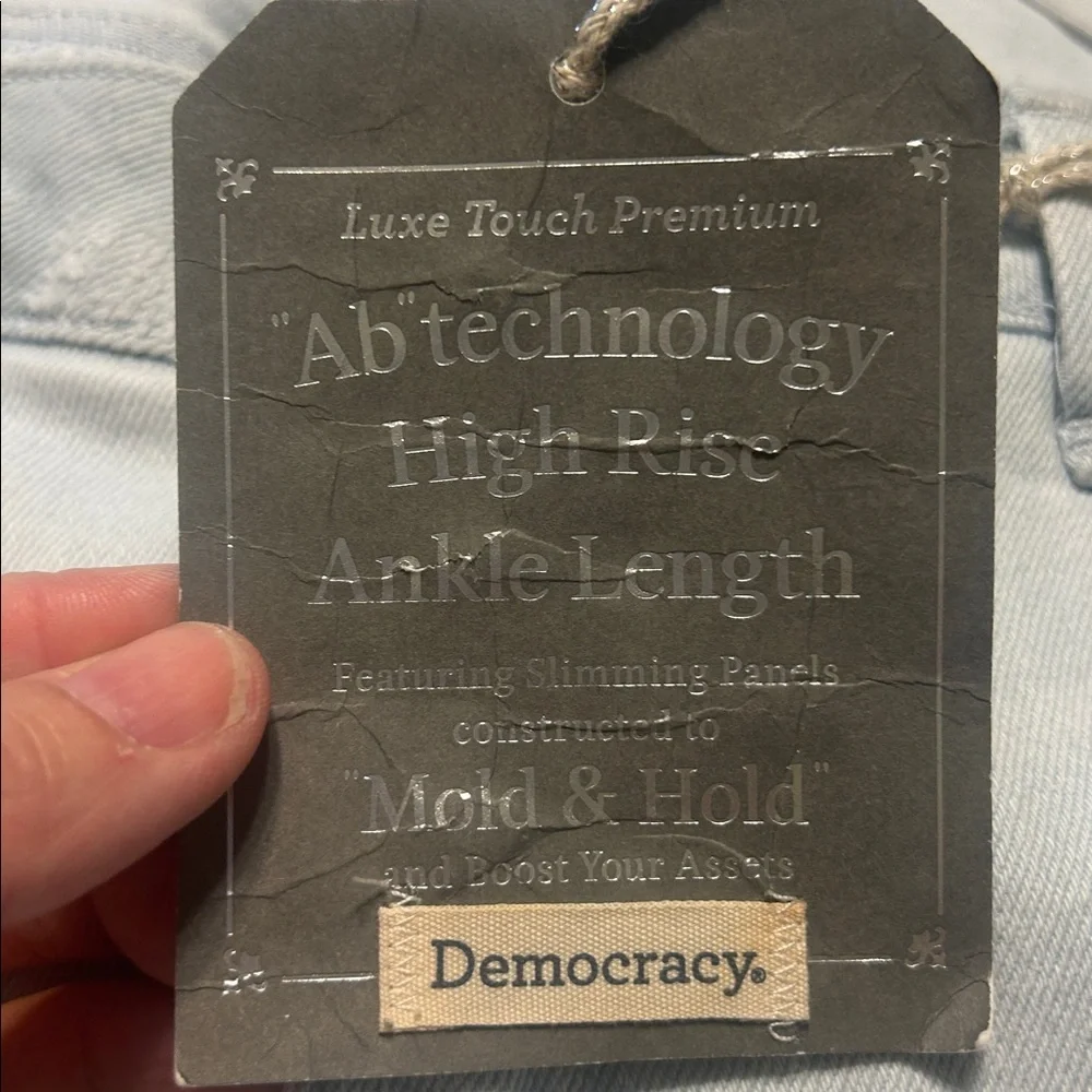Democracy Light Blue Ankle Jeans